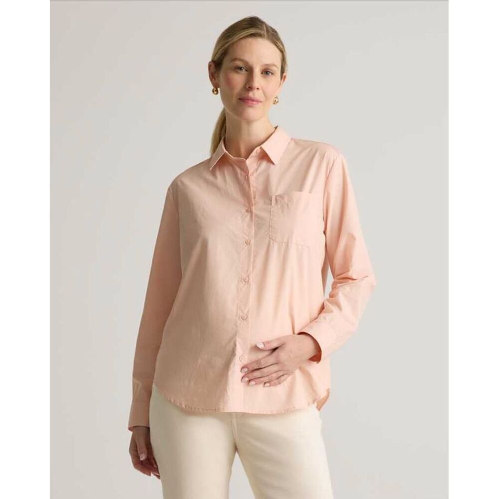 Maternity Quince Ballerina Pink Shirt